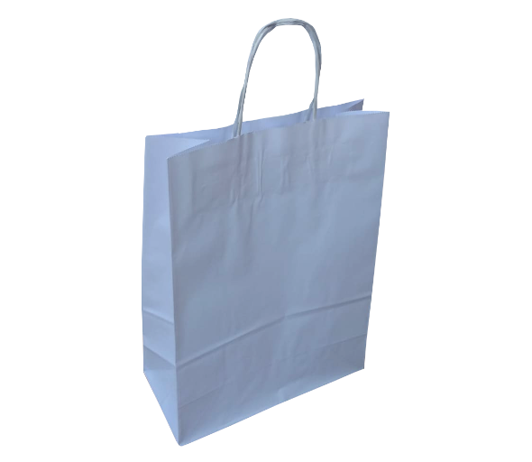 50x Brown Paper Bag with Twisted Handle Perfect For Shops Boutiques Carrier  Bag 3629311413940