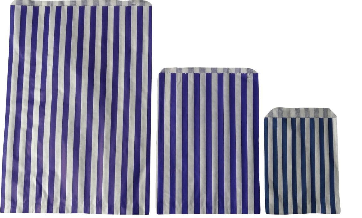 Candy Striped Paper Bags - Gardnersbags