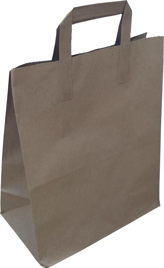 Taped Handle Brown Paper Carriers - Gardnersbags