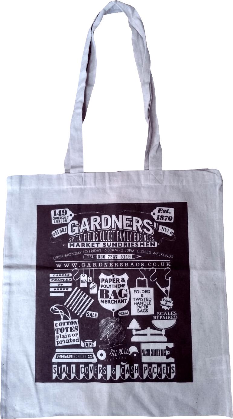 Long Handle Cotton Tote Bags - Gardnersbags