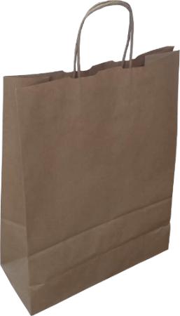 Twisted Handle Brown Paper Carriers - Gardnersbags