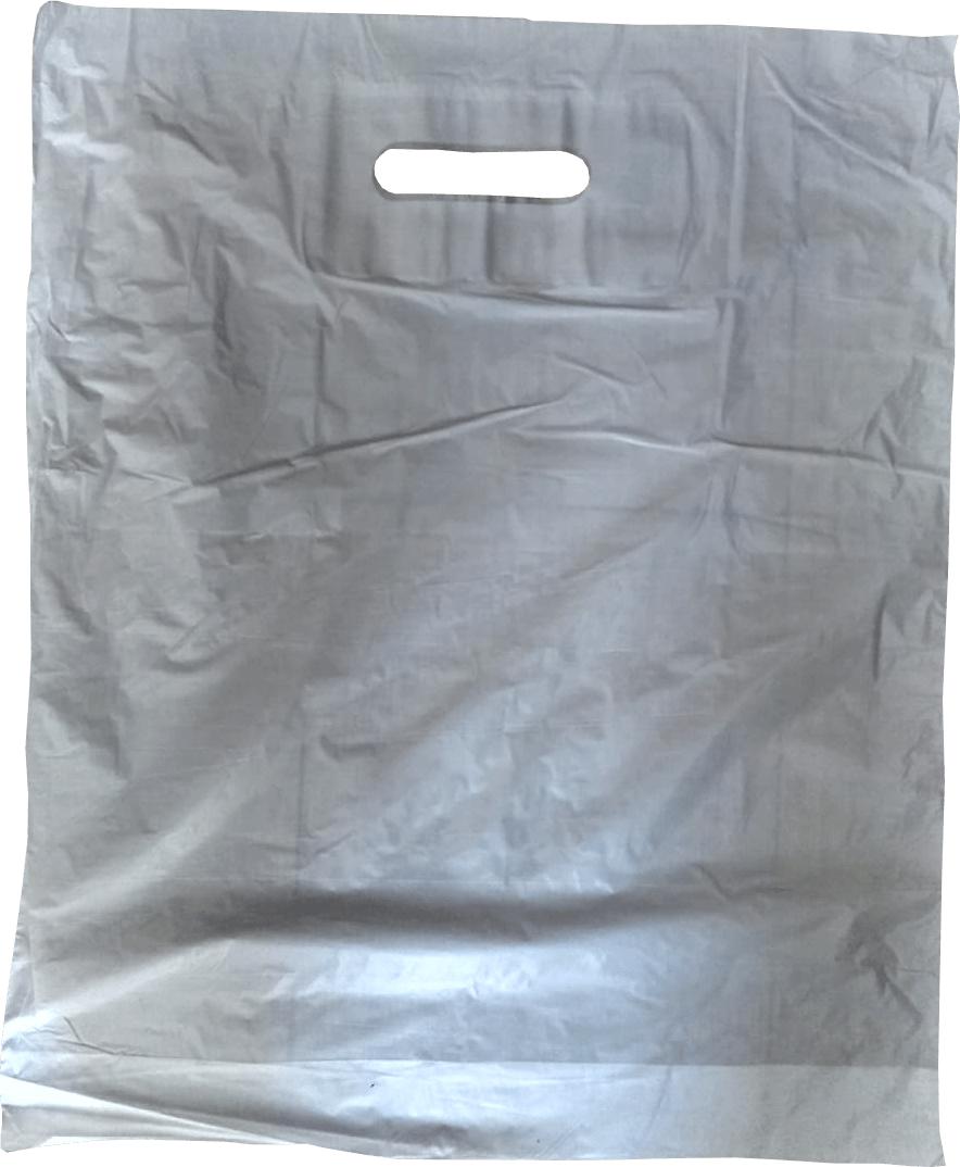 White Plain Plastic Carrier Bags